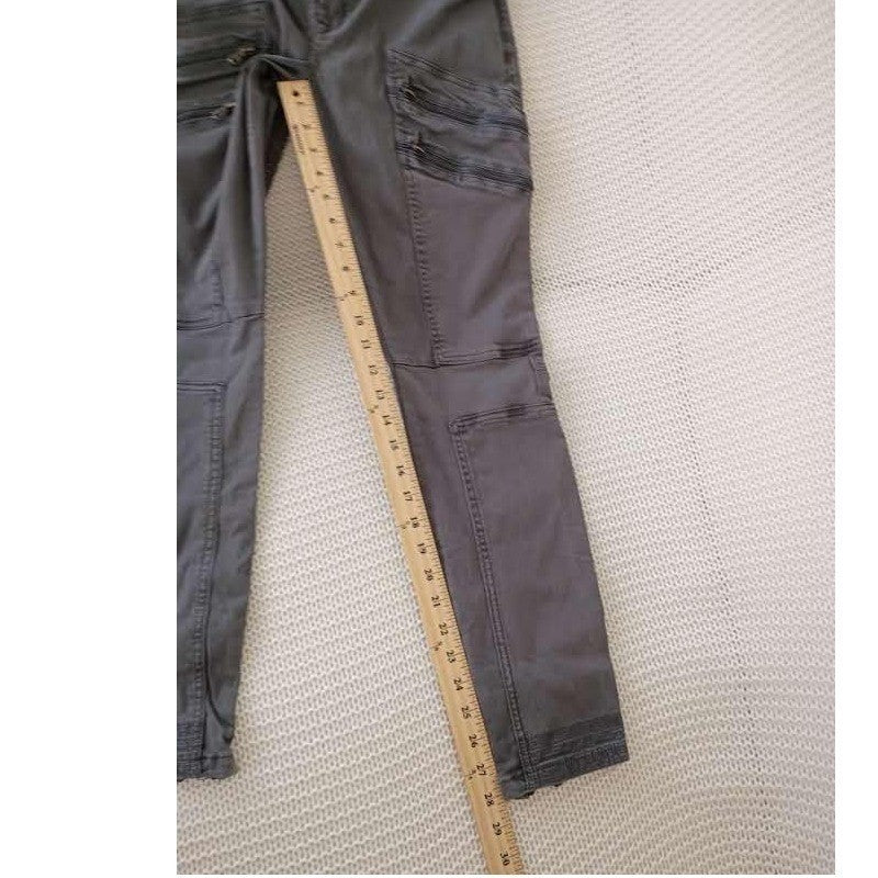 BLANKNYC Grey Cargo Pants Skinny Utility Biker Streetwear 27x28