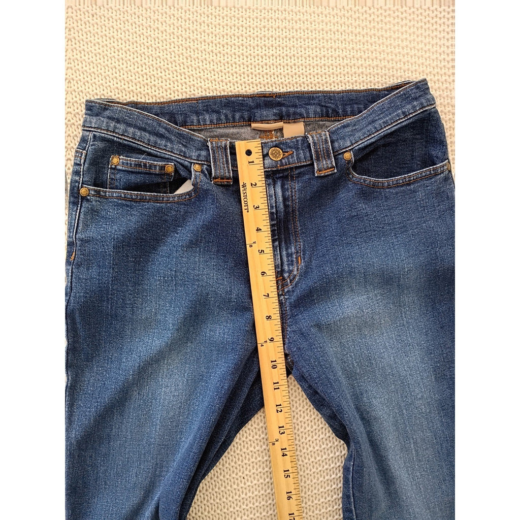 RuffHewn Womens Bootcut Jeans Size 10 30x31 Mid Wash Blue Stretch Denim