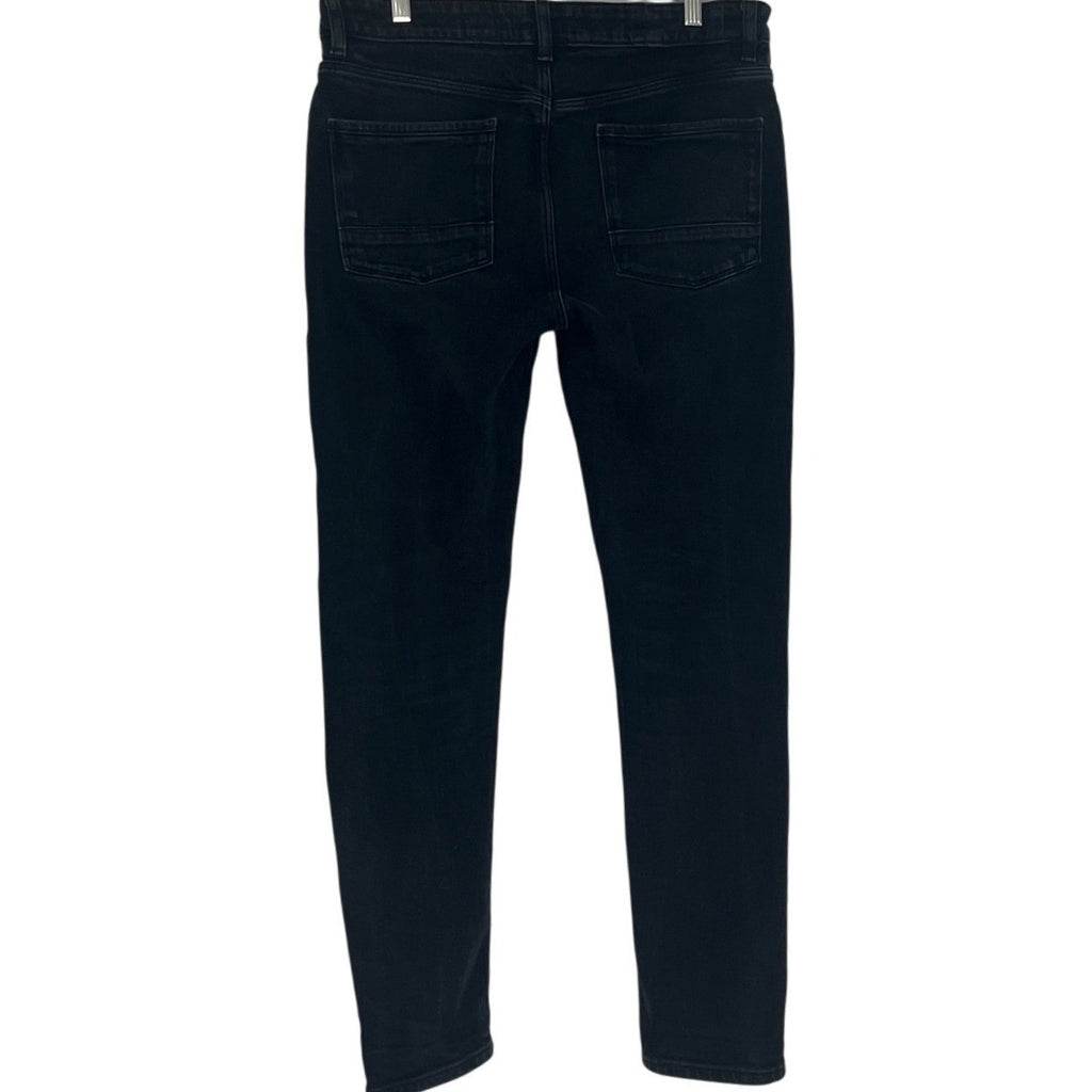 ASOS DESIGN Men's Straight Leg Black Denim Jeans W32 L30 Classic Minimalist 90s