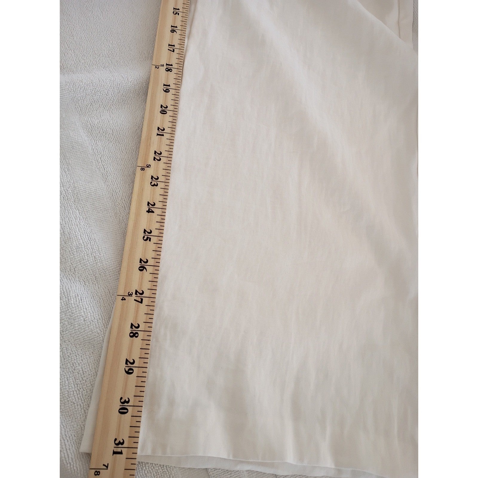 ZARA - NWOT Cream Wide Leg Cropped Pants Women's Size M