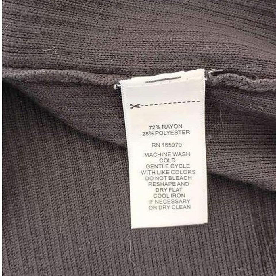 NWT Cable & Gauge Classic Black White Trim Collared Knit Cardigan Button Front M