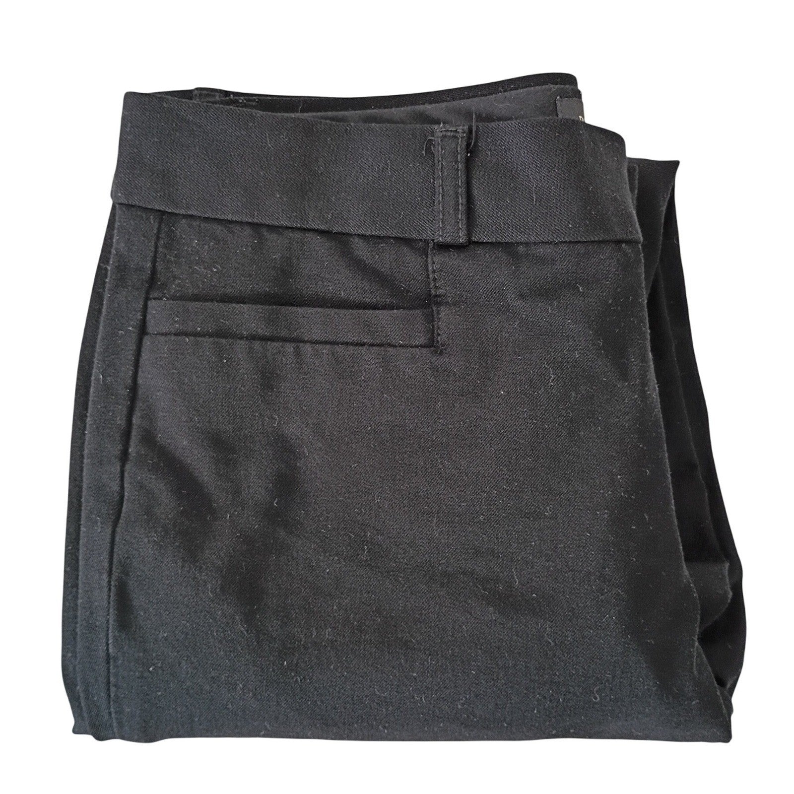 Banana Republic Sloan Black Pants Womens Fits 2 W26 Cotton Bld Tailored Career
