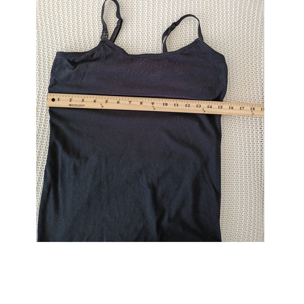 Motherhood Maternity & GAP Black Tank Top + Nursing Cami Bundle Size S -2 Tops