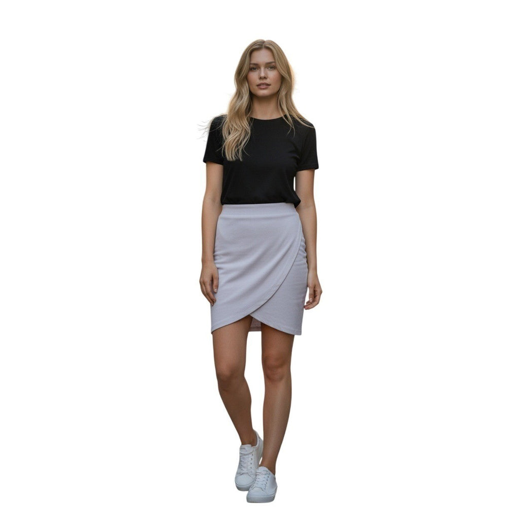 ARITZIA Sunday Best Lavender Viscose Knit Midi Skirt NWOT M Soft Feminine Chic