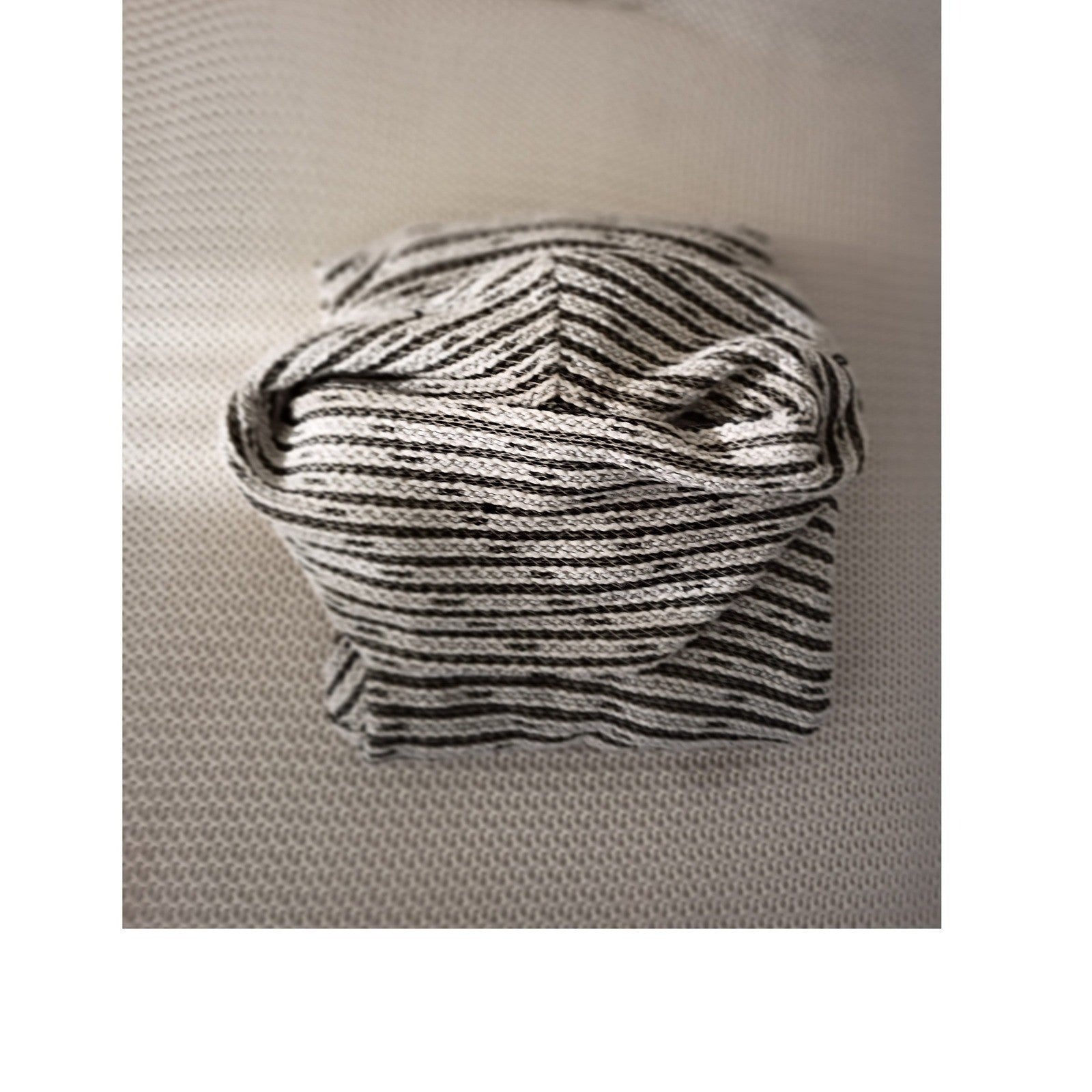 Merona Striped Coastal Preppy Striped Cowl Neck Sweater Cotton Blend XL
