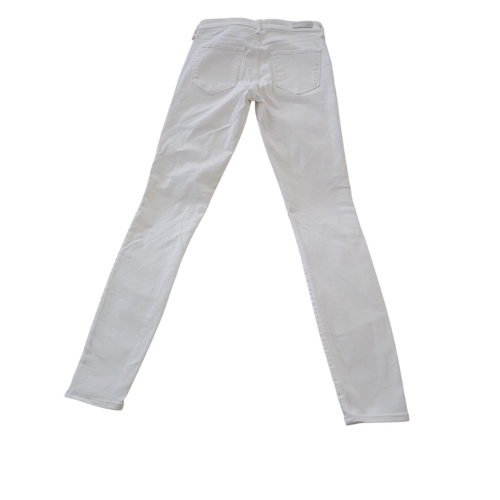 Abercrombie & Fitch White Harper Mid Rise Super Skinny Jeans 26x29 2R NWOT