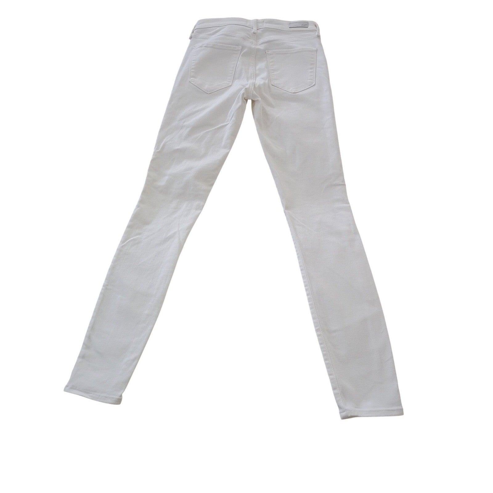 Abercrombie & Fitch White Harper Mid Rise Super Skinny Jeans 26x29 2R NWOT