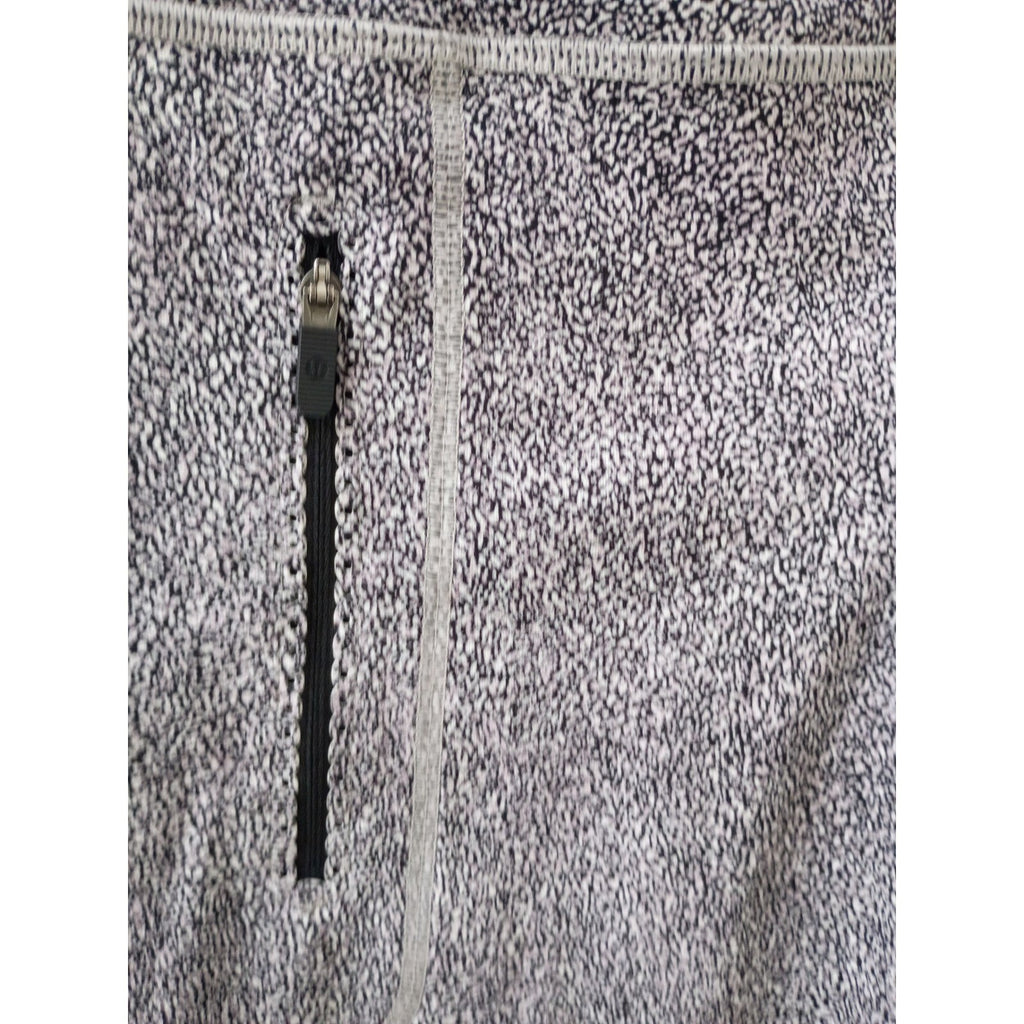 Lululemon Tight Stuff Tight 7/8 Leggings Size 8 Black White Pebble Mesh Panels