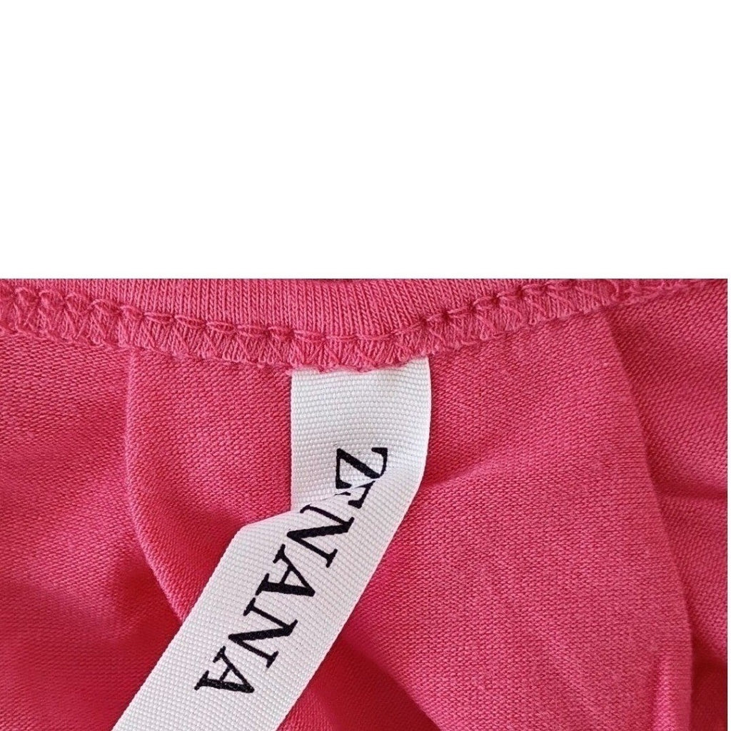 NWT Cozy Flowy Pink Pleated Cami Tank M Adjustable Straps Boho Summer Top
