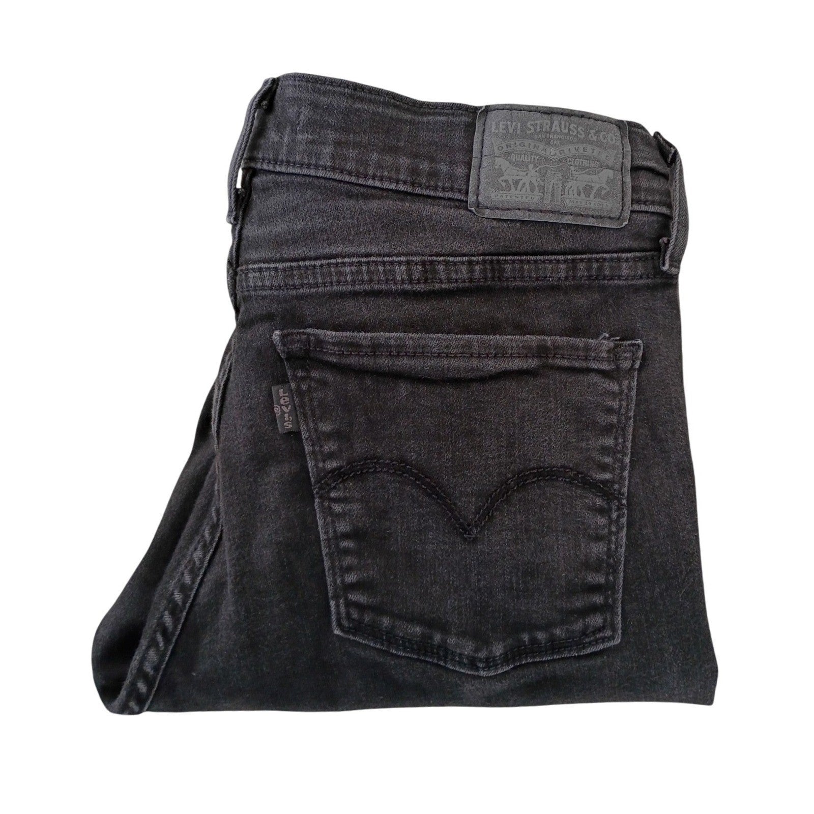 Levi Strauss 710 Super Skinny Black Jeans Women's Size 30
