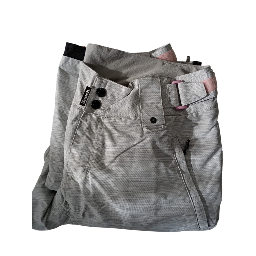 Bench Ski NWT Snow Pants Gray White Textured Waterproof Insulated Womens Small