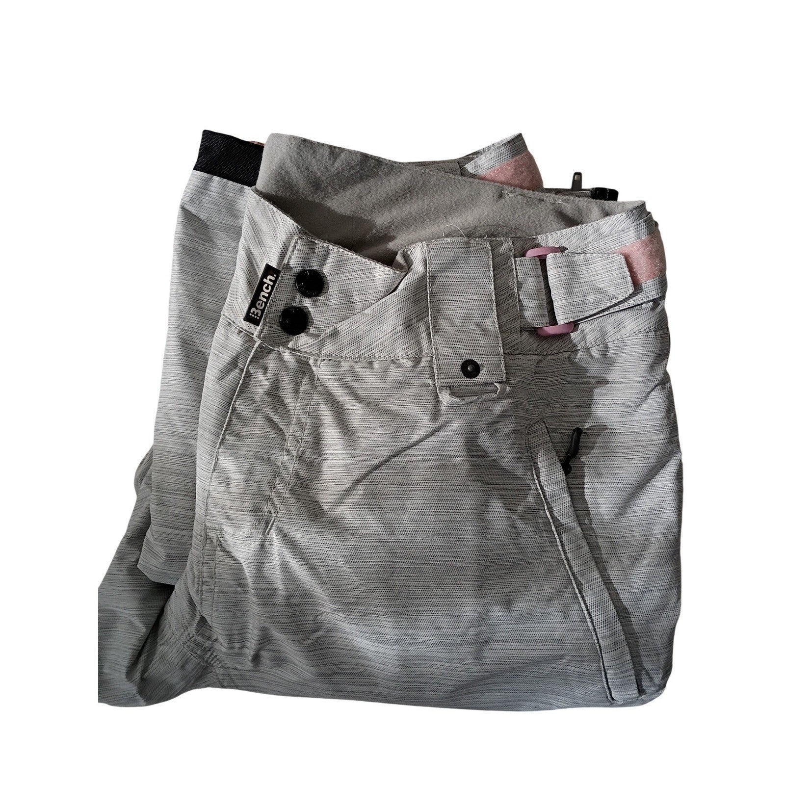 Bench Ski NWT Snow Pants Gray White Textured Waterproof Insulated Womens Small