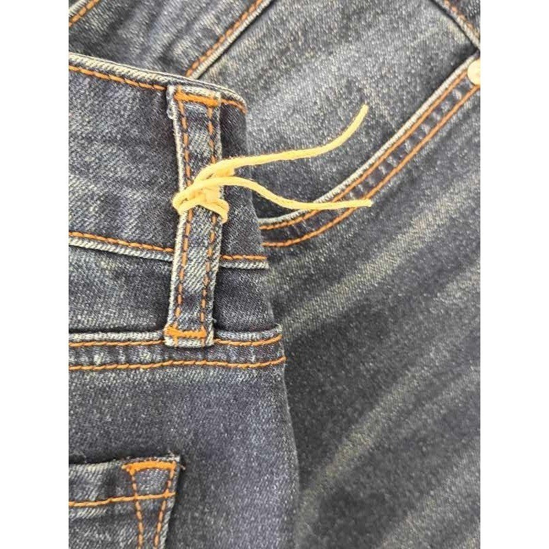 Fire & Rain Womens High Rise Skinny Jeans Dark Wash Raw Hem Size 28 - NWOT
