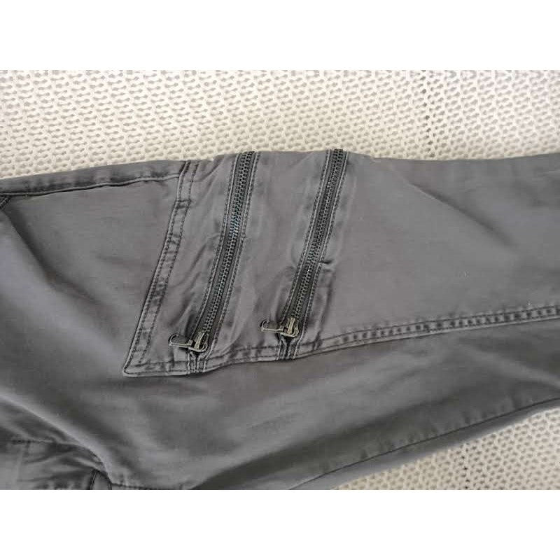 BLANKNYC Grey Cargo Pants Skinny Utility Biker Streetwear 27x28