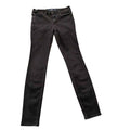 Hollister Mid Rise Super Skinny Jeans Black Stretch Womens 1S 25x28