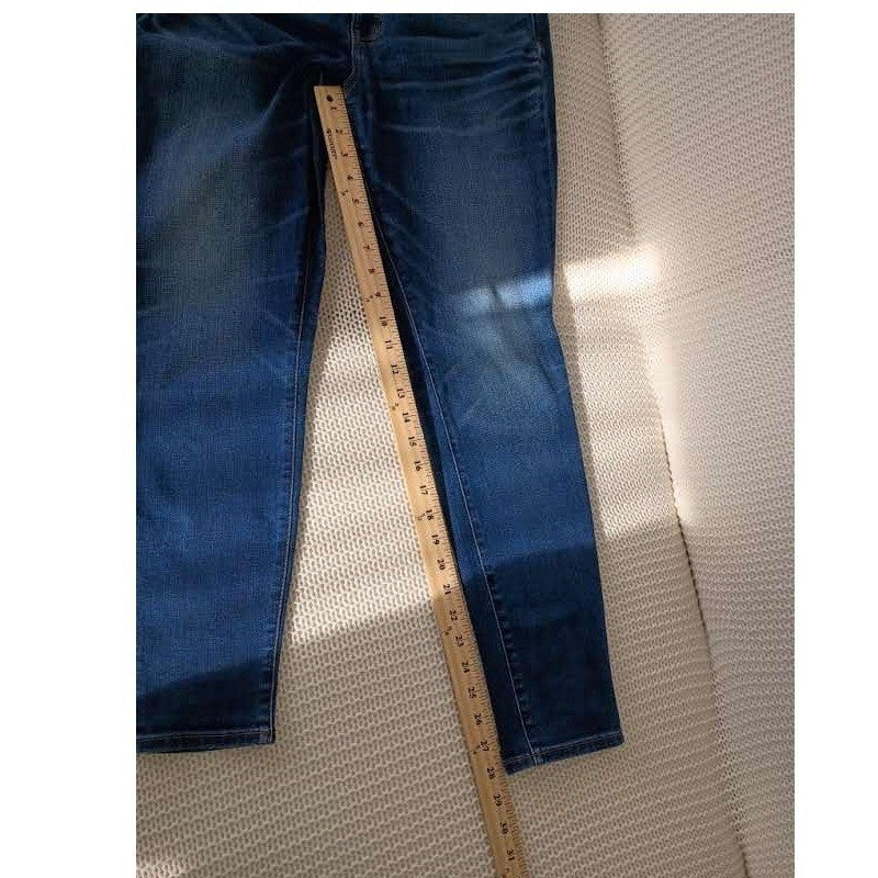 Madewell 9 High-Rise Skinny Jeans 30x28 Medium Wash Blue Stretch Denim