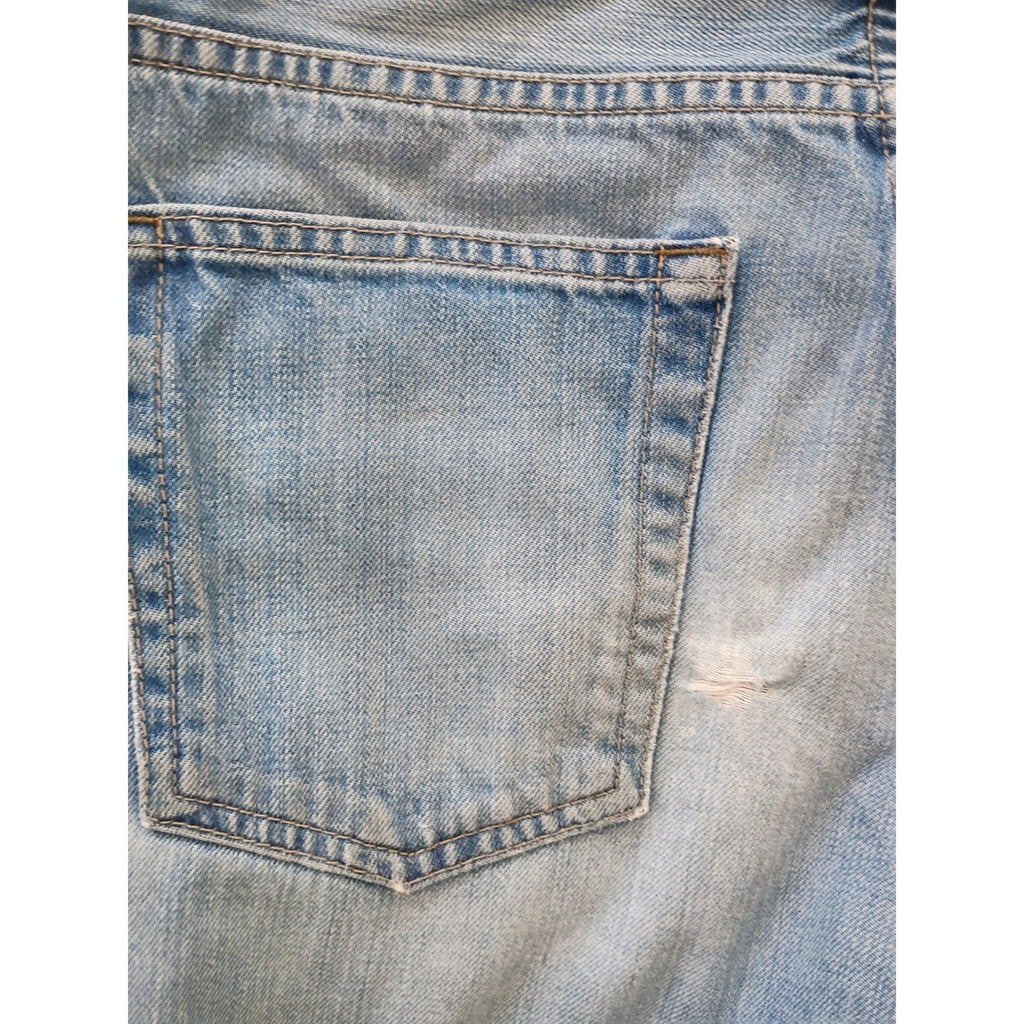 VTG Deep Pocket Jean Co USA Kentucky Straight Leg Jeans Light Wash Button Fly 29