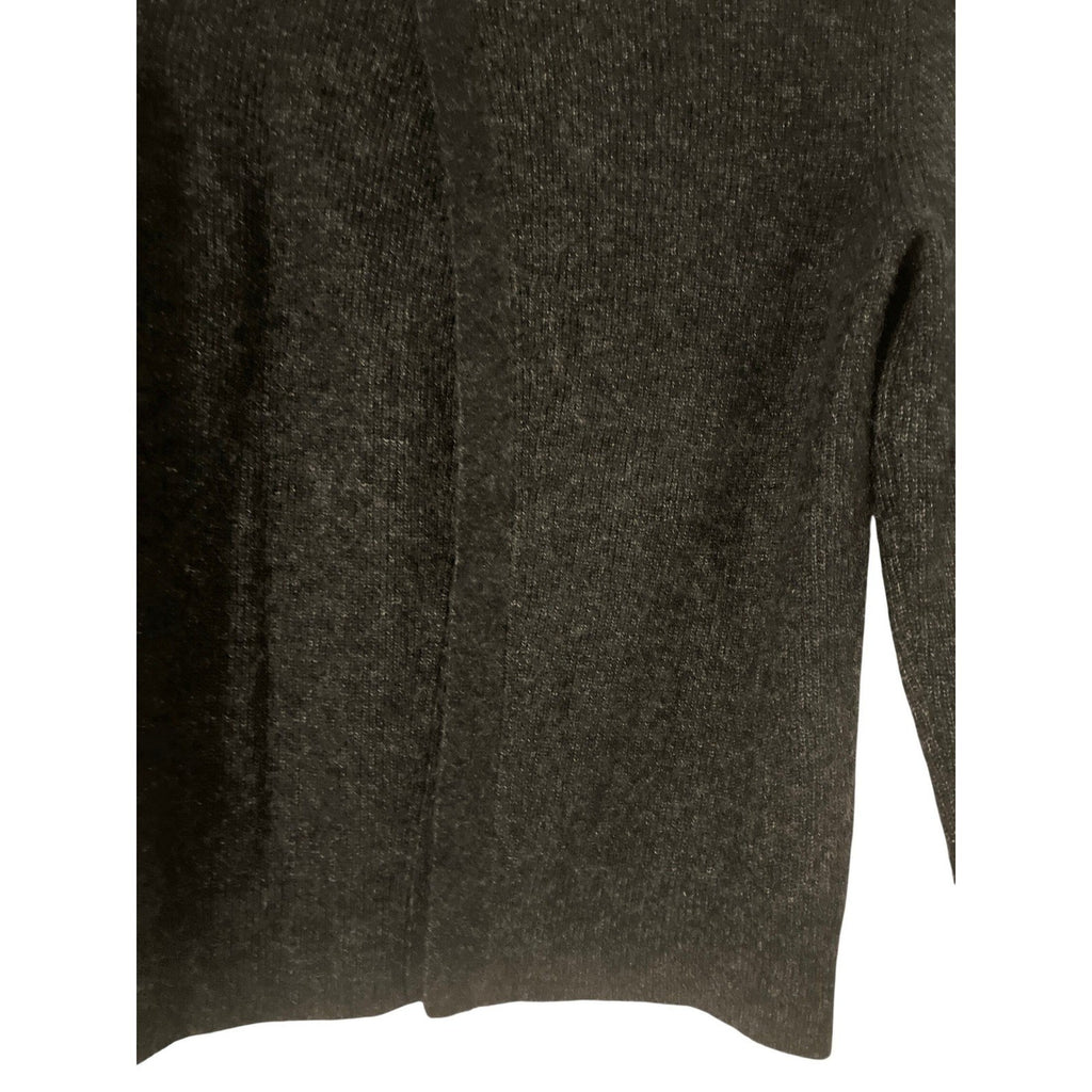 Abercrombie Fitch NWOT Wool Mohair Dark Gray Knit Sweater Pullover Long Sleeve S