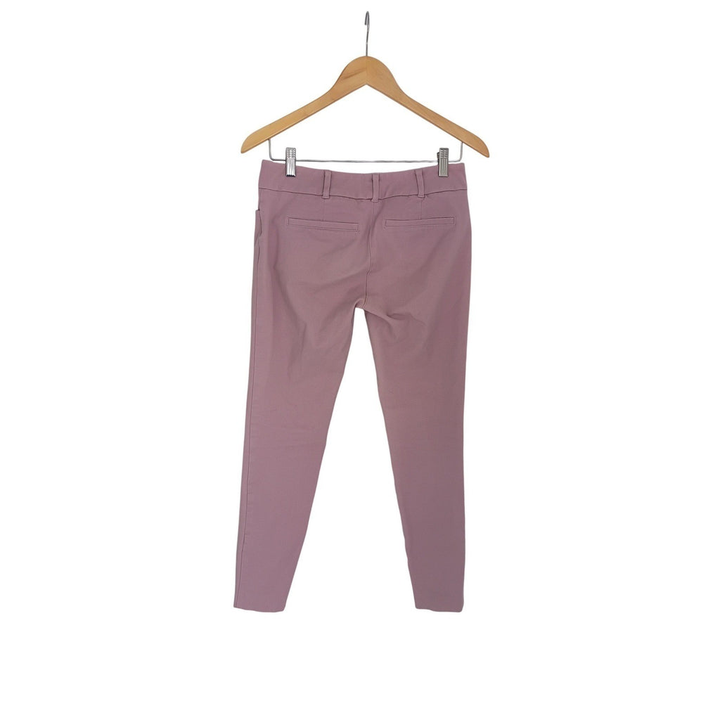 New York Company Stretch Pink Cropped Career Pants Womens Size 2