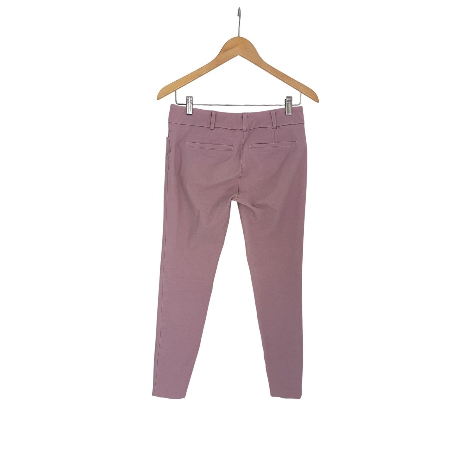 New York Company Stretch Pink Cropped Career Pants Womens Size 2