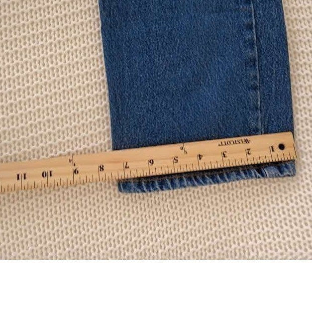 Cat & Jack Relaxed Straight Jeans Medium Wash Denim Girls 16 Fits W24-25
