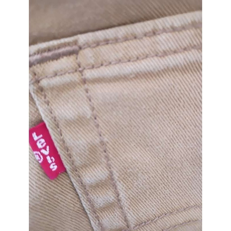 Levis 513 Slim Straight Pants Mens 32x32 Tan Khaki Cotton Stretch Chinos 32 x 32