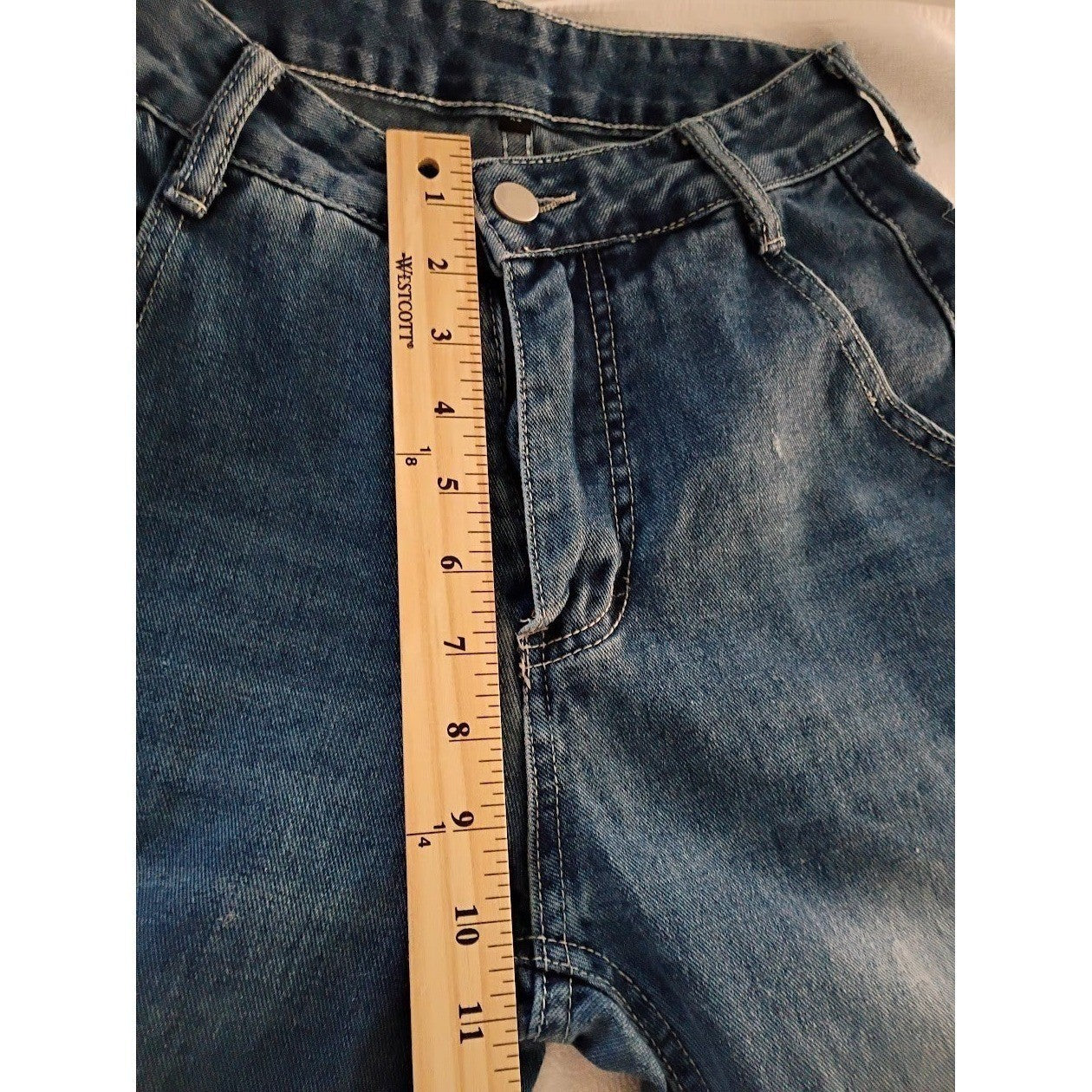 NVFELIX Blue Relaxed Fit Denim Jeans 26x30 Casual Boho