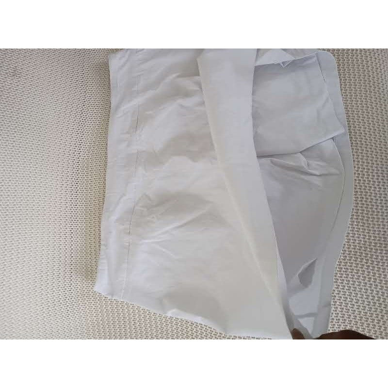 Zac & Rachel White Pleated Skort Womens Plus 20W Stretch Casual NWOT