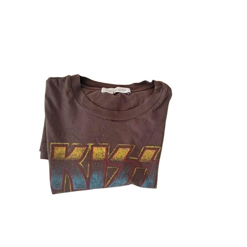 Kiss Band Daydreamer Graphic T Shirt Gray Retro Rock Concert Tee Rock Classic