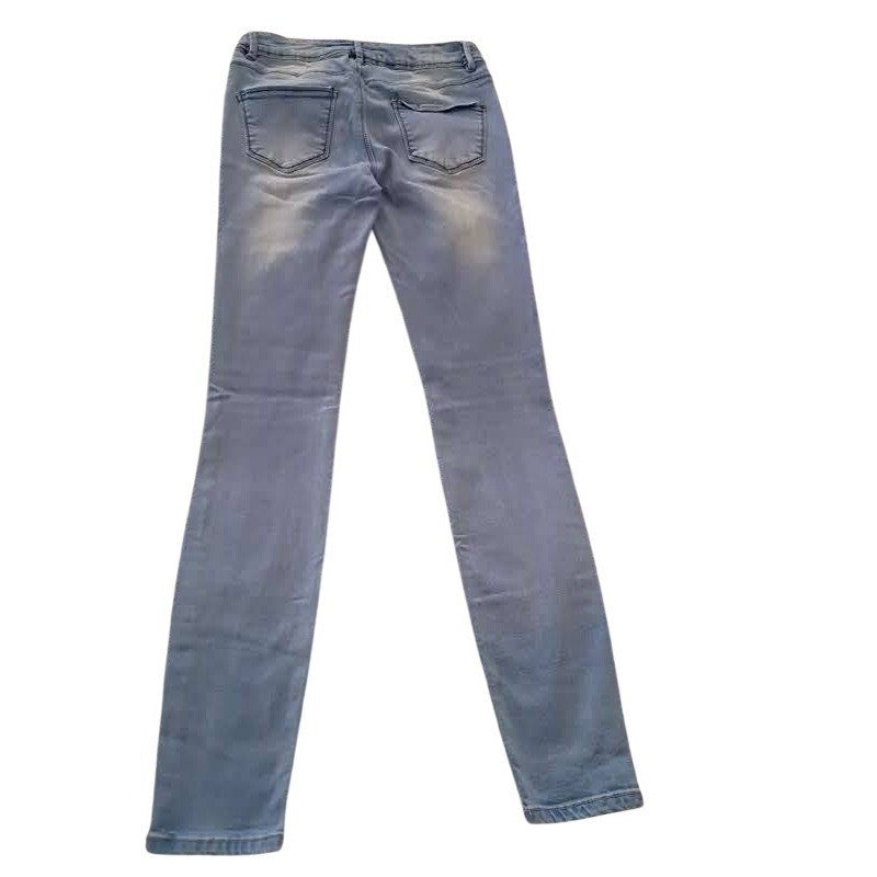 New Look Skinny Jeans Light Wash Blue Denim UK 8 EU 36 US 4 32L