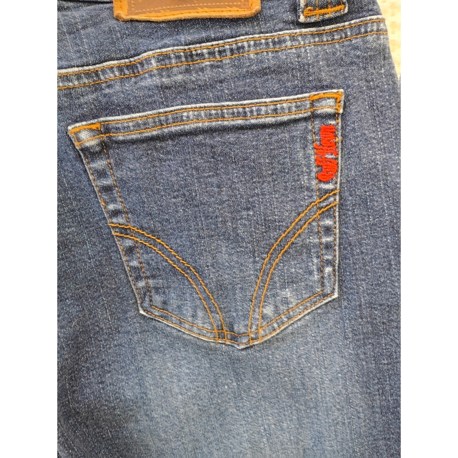 RuffHewn Womens Bootcut Jeans Size 10 30x31 Mid Wash Blue Stretch Denim