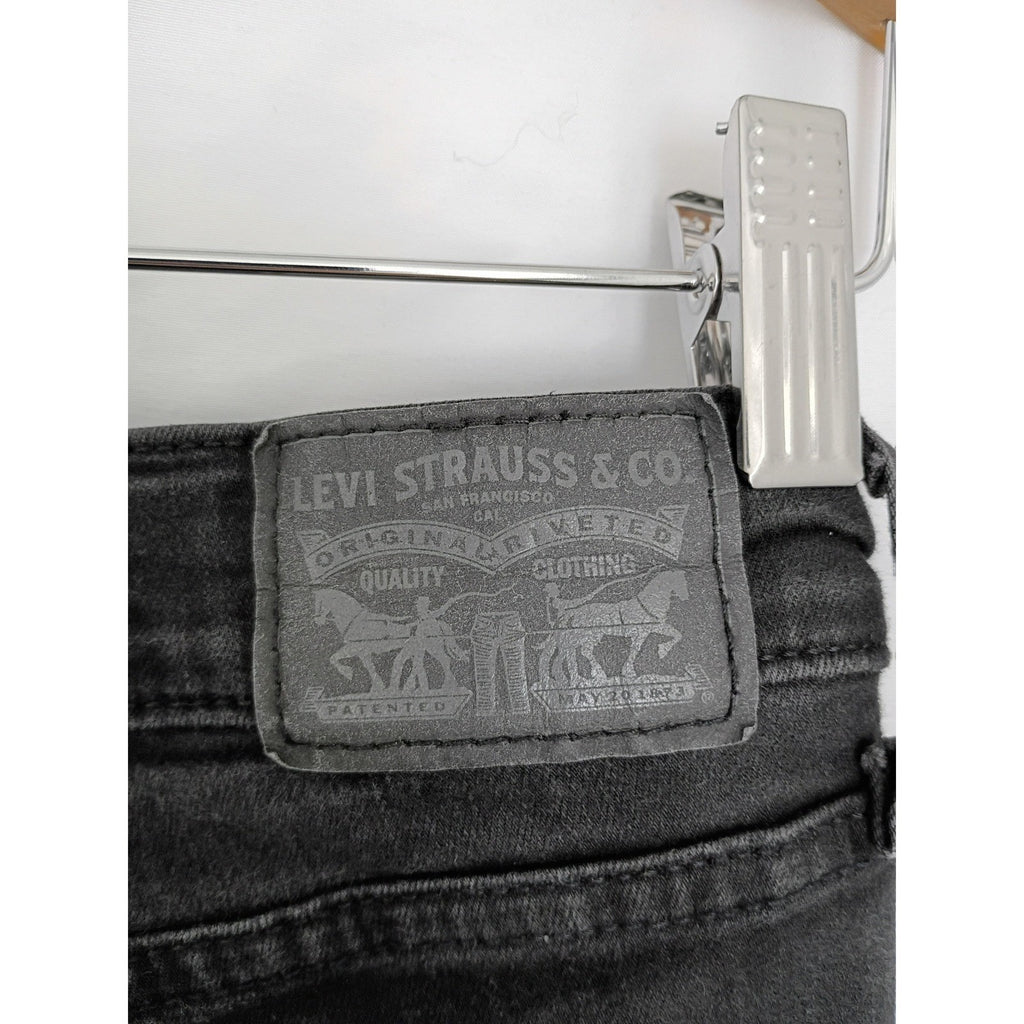 Levi Strauss 710 Super Skinny Black Jeans Women's Size 30