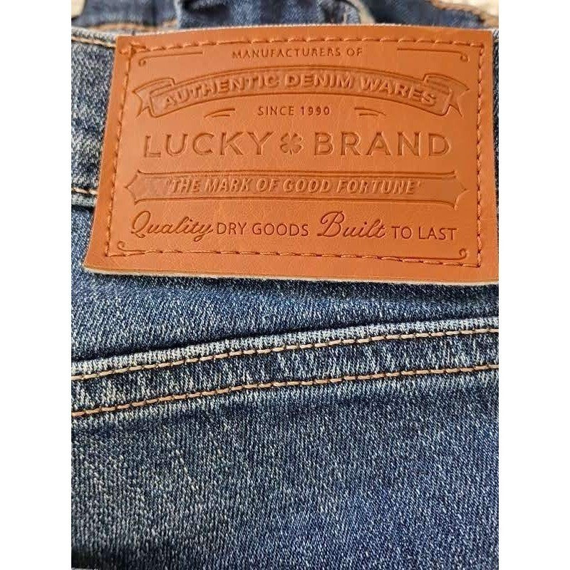 Lucky Brand Ava Mid Rise Skinny Jeans Dark Wash Blue Denim 27x27 NWOT