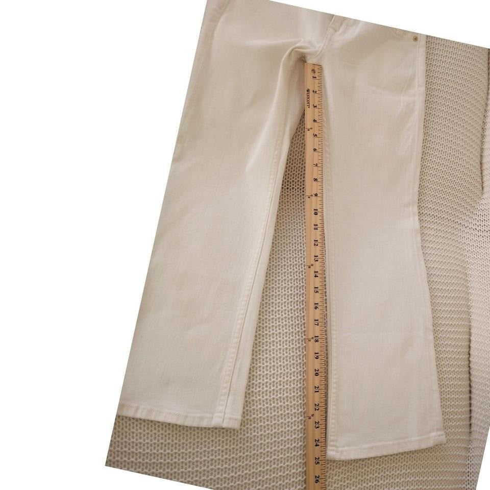 H&M Divided White Bootcut Jeans Women's 26 Cotton Stretch Casual Denim