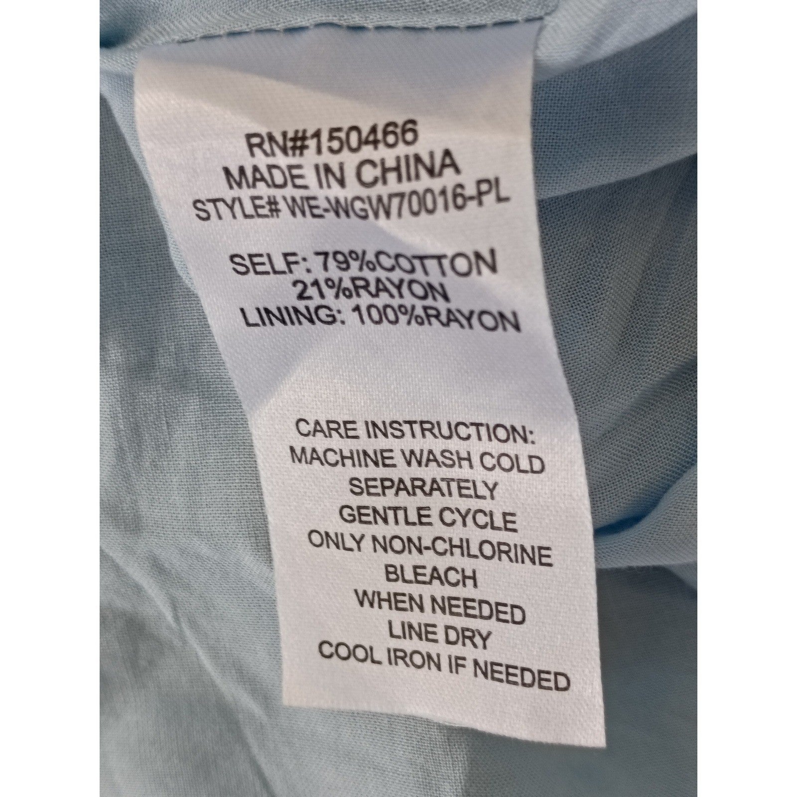 Market & Spruce Light Blue Tiered Maxi Dress XL V-Neck Flutter Sleeve Cotton Bld
