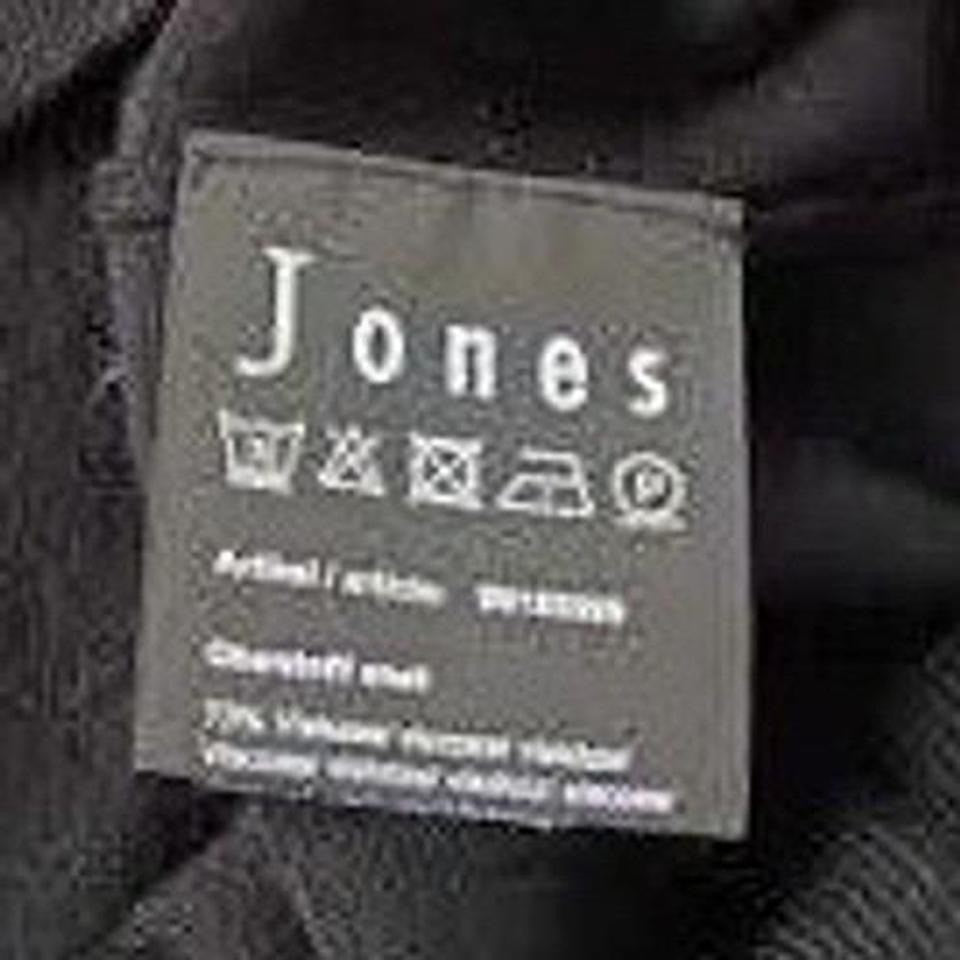 Jones New York Chic Black V-Neck Button Front Cardigan Sweater Pockets Size S