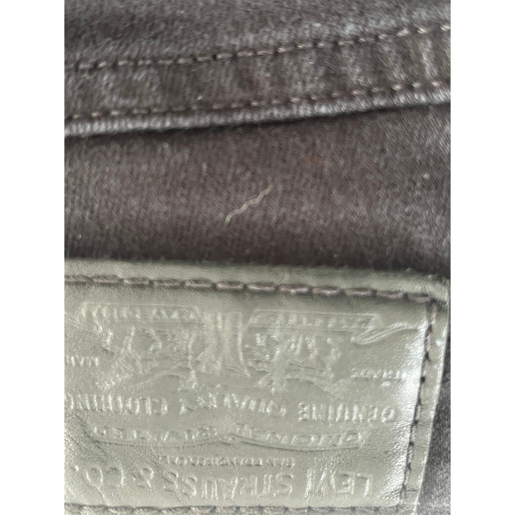 LEVI'S 721 High Rise Skinny Black Jeans 27x29 NWOT Distressed Cotton Viscose