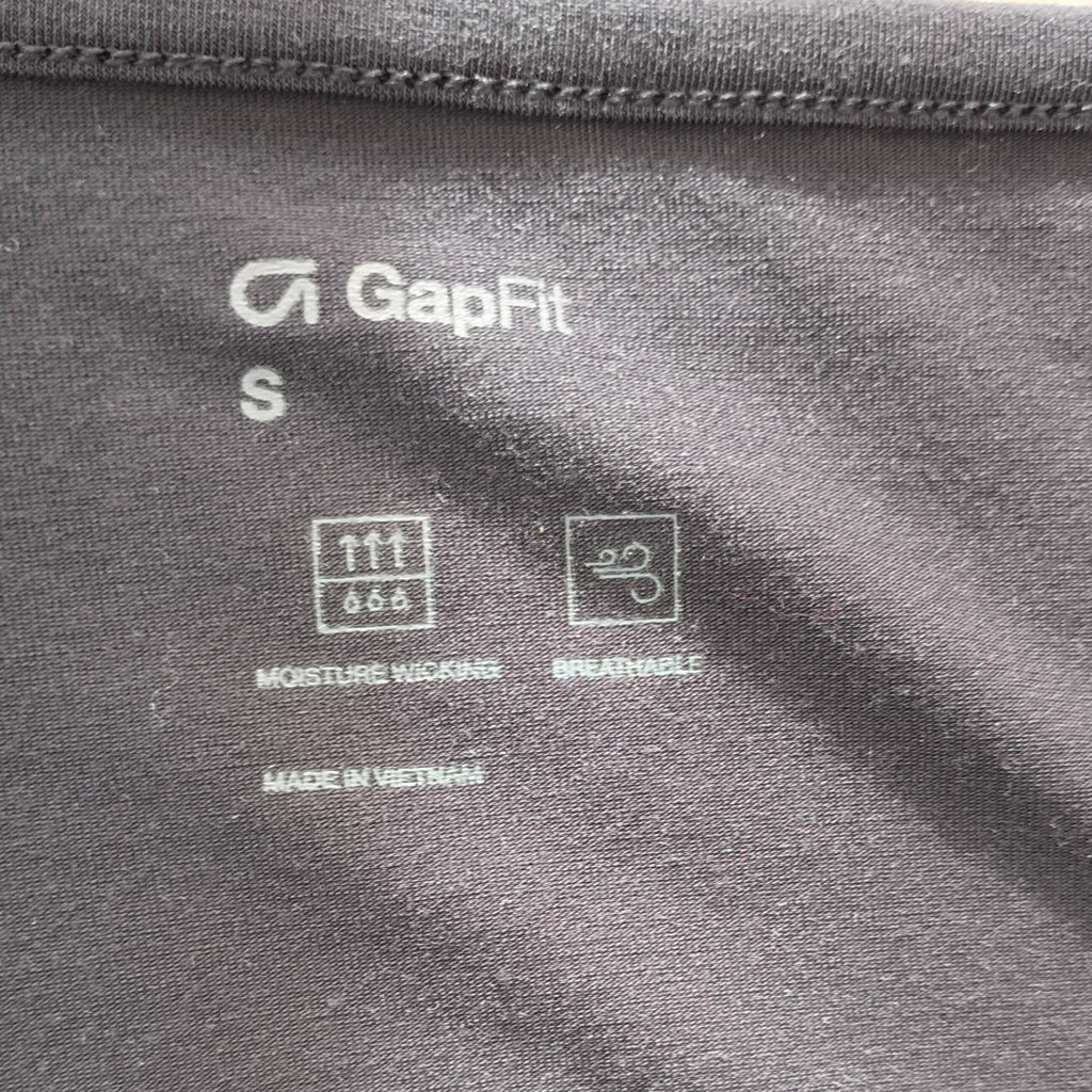 GAPFIT Black Moisture Wicking Breathable Twist-Front Athletic Tank Top S