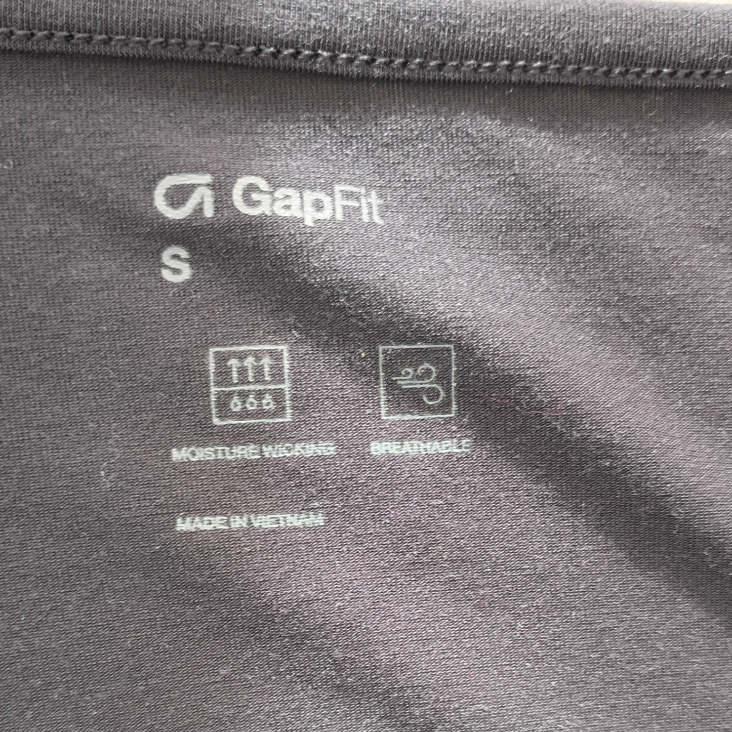 GAPFIT Black Moisture Wicking Breathable Twist-Front Athletic Tank Top S