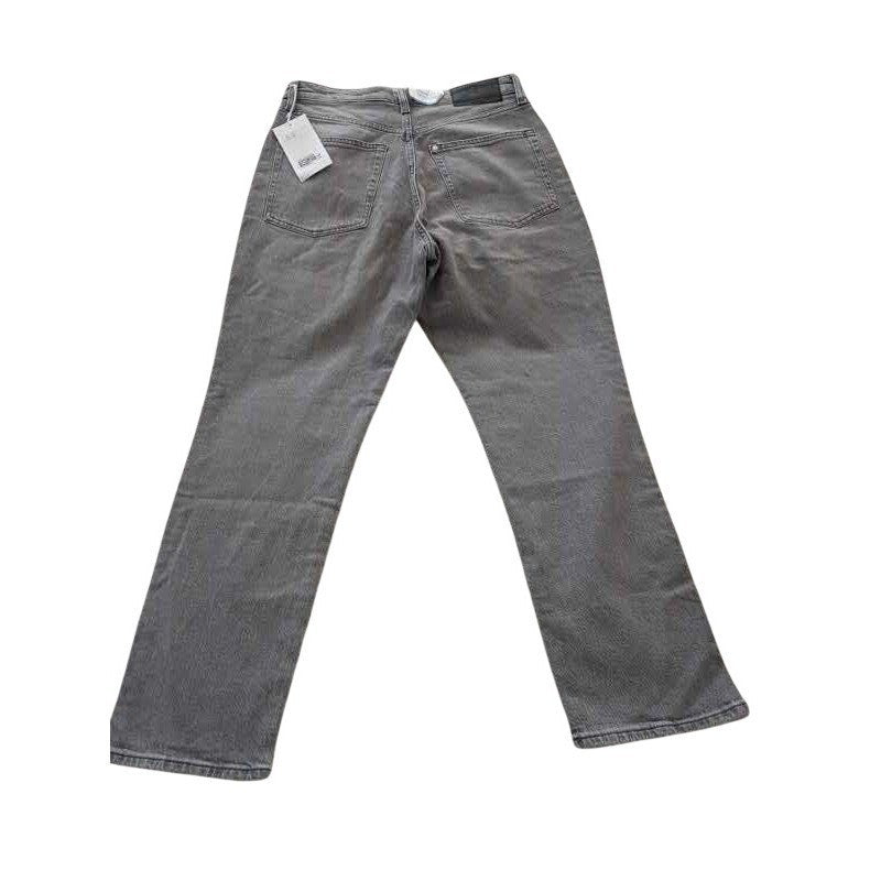 H&M  NWT Vintage Mom Jeans Gray Ultra High Waist Ankle Sz 8 29x27
