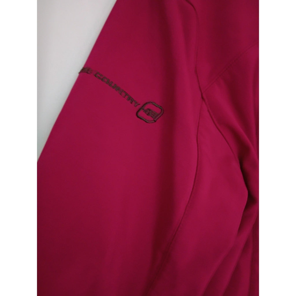 Free Country Women's Pink Softshell Jacket Full Zip Pockets Size Medium