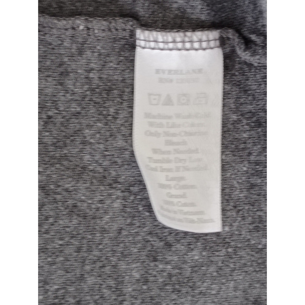 Everlane Crew Neck T Shirt Basic Essential Heather Gray Cotton Small/Medium