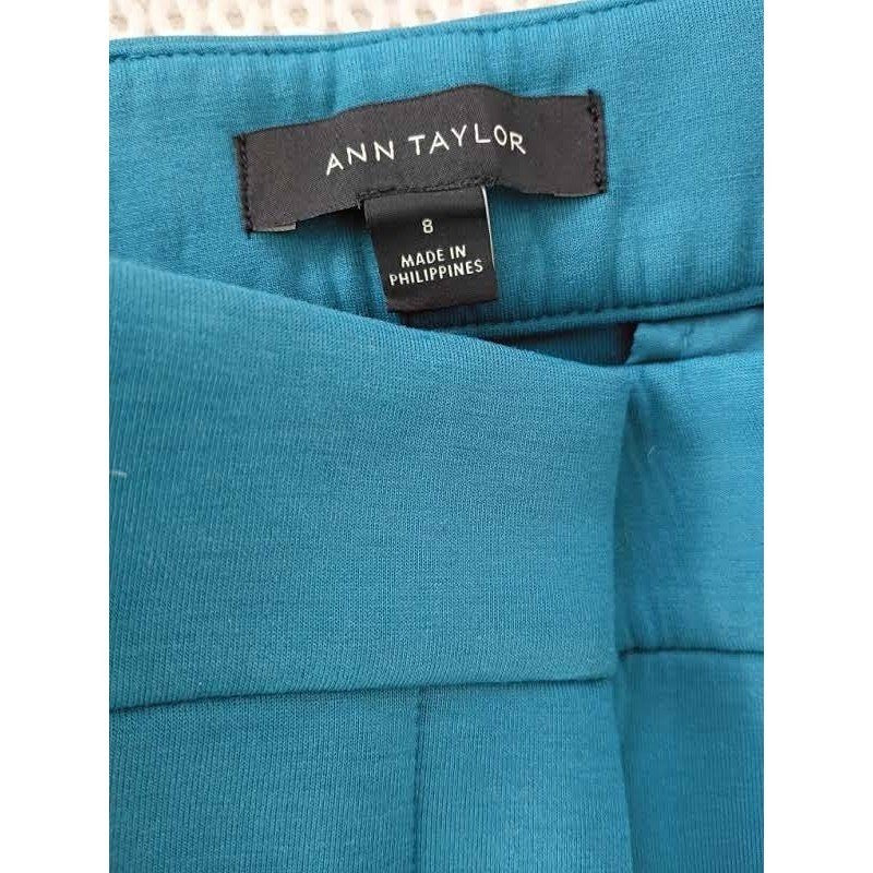 Ann Taylor Teal Blue Ankle Trouser Size 8/31 Professional Office Business Casual