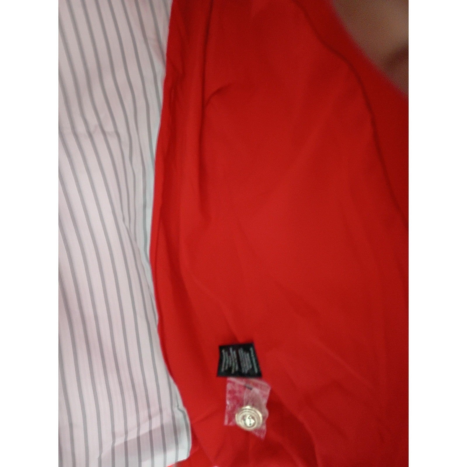 Nicole Miller New York Red Button Tailored Blazer Jacket Size S-NWOT $118
