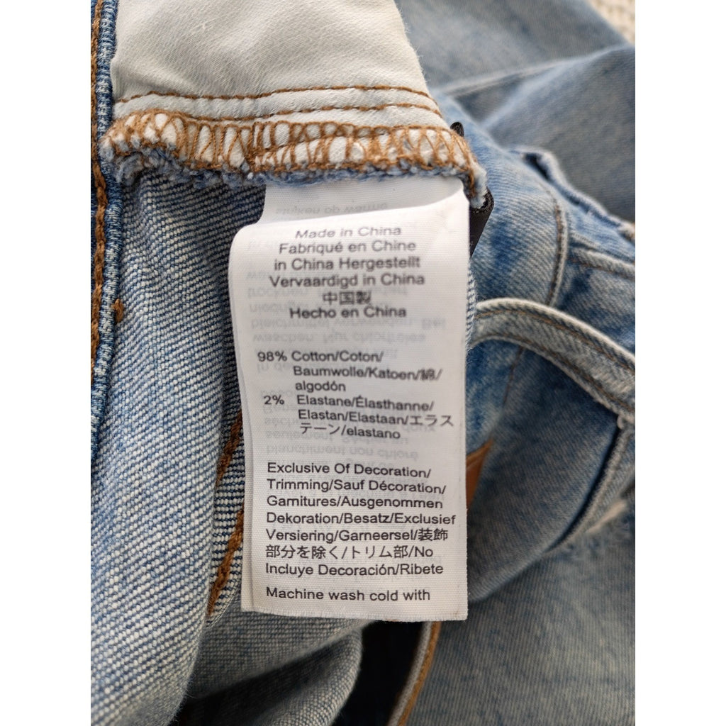 Madewell The Perfect Vintage Jeans Light Wash Distressed Frayed Hem 23x27 NWOT
