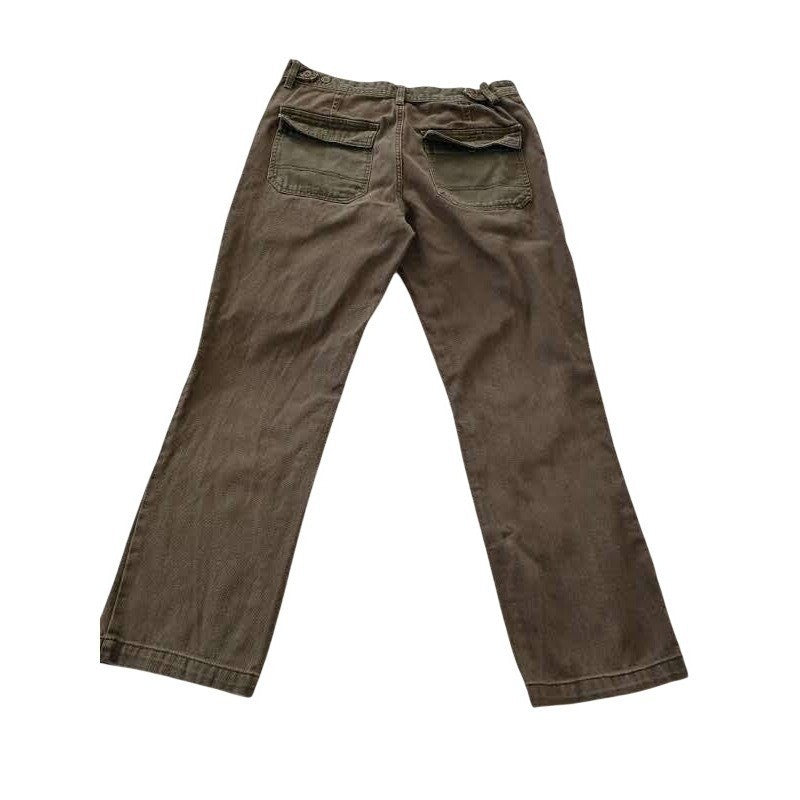 Goodfellow Co Slim Straight Cargo Pants Olive Green 100% Cotton Mens 32W 30L