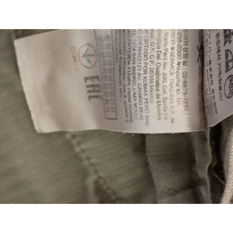 Banana Republic Straight Pants Olive 97% Cotton Stretch Womens 28x27