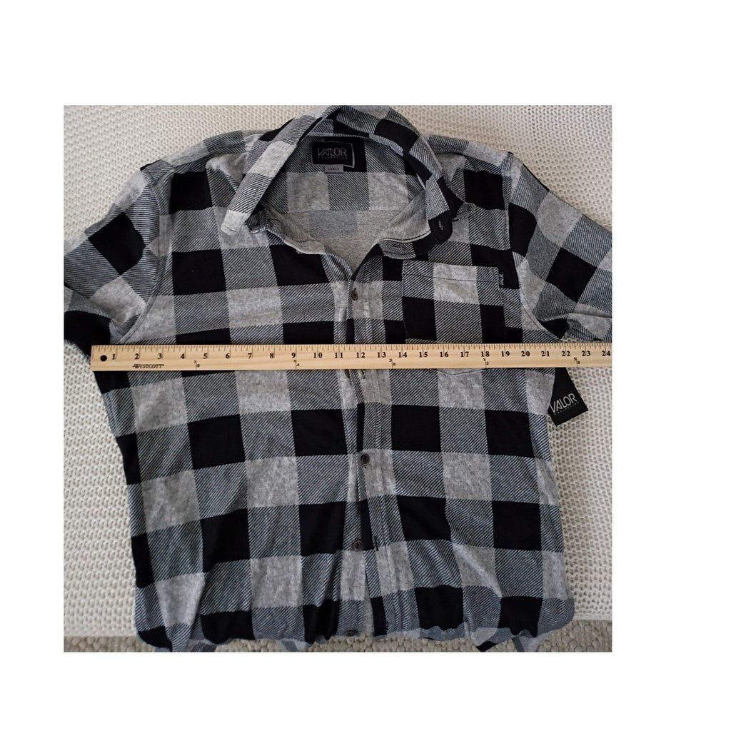 Valor Collective NWT Battle Creek Buffalo Plaid Flannel Shirt Long Slv Button L