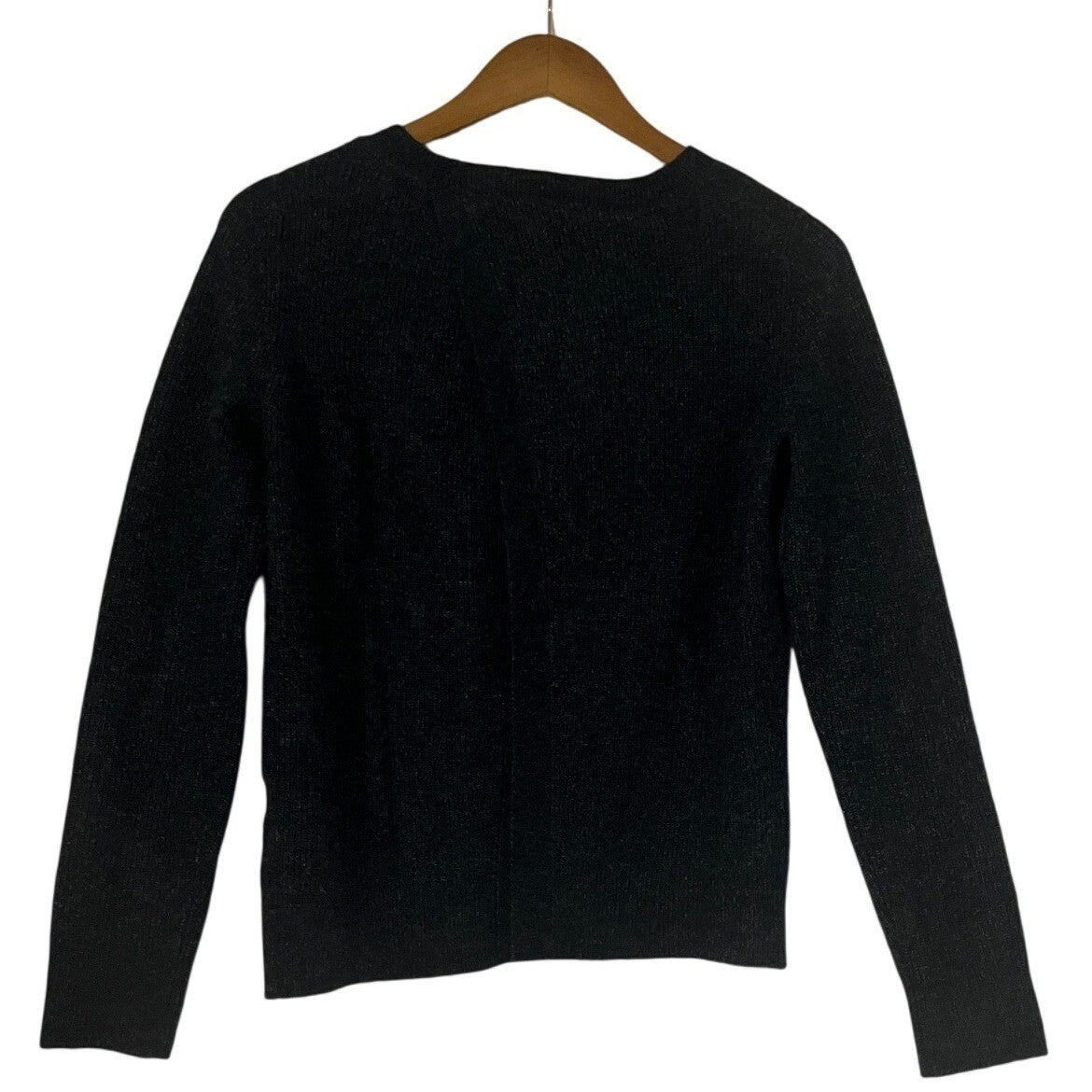 Abercrombie Fitch NWOT Wool Mohair Dark Gray Knit Sweater Pullover Long Sleeve S