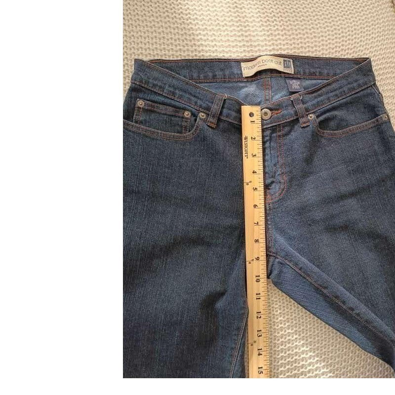 GAP Modern Bootcut Jeans Dark Wash Stretch Denim 6/28x29